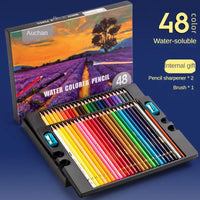 48/72/120/150/200 Professional Oil Color Pencil Set Watercolor Drawing Colored Pencils Storage Bag Stationary School Supplies