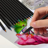 4pcs pastel 7 Colors Concentric Gradient Rainbow Pencil Crayons Colored Pencil Set cheap kawaii stationery Art Painting Drawing