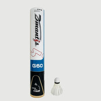 AOOKMIYA 5 Tube Badminton Shuttlecock OEM and ODM Available Badminton Shuttlecock White Goose Feather Shuttlecocks