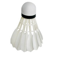 AOOKMIYA 5 Tube Badminton Shuttlecock OEM and ODM Available Badminton Shuttlecock White Goose Feather Shuttlecocks