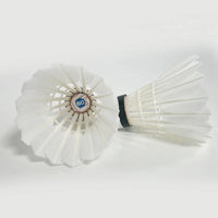 AOOKMIYA 5 Tube Badminton Shuttlecock OEM and ODM Available Badminton Shuttlecock White Goose Feather Shuttlecocks
