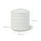 AOOKMIYA 5-layer Ceramic palette watercolor gouache paint palette blue and white ink plate art chinese painting supplies