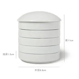 AOOKMIYA 5-layer Ceramic palette watercolor gouache paint palette blue and white ink plate art chinese painting supplies