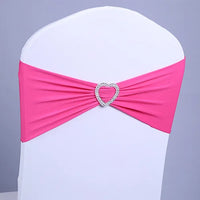 50/100pcs Elastic Chair Sashes Bows Decorative Band for Banquet Cover Romantic Knot Wedding Decoration Party Events Home Decor