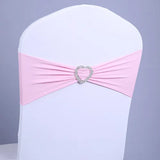 50/100pcs Elastic Chair Sashes Bows Decorative Band for Banquet Cover Romantic Knot Wedding Decoration Party Events Home Decor