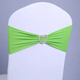 50/100pcs Elastic Chair Sashes Bows Decorative Band for Banquet Cover Romantic Knot Wedding Decoration Party Events Home Decor