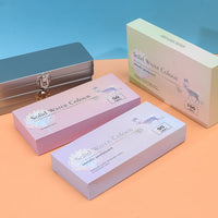 50/90/100 Colors Watercolor Paint Set Solid Pigment Glitter Metallic Watercolor Box Gouache Drawing Painting Art Supplies