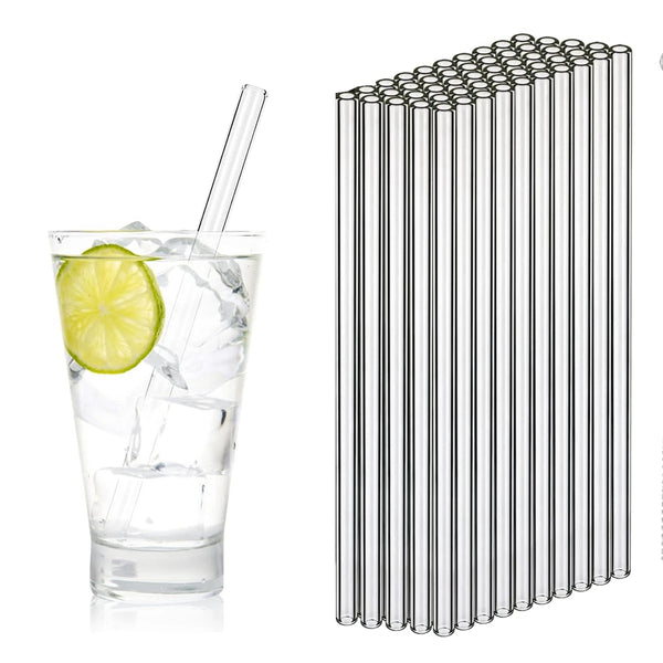 Glass Drinkware Accessories, Glass Drinking Straws, Cocktail Glass