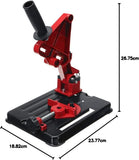Angle Grinder Stand Grinder Holder Cutter Support Aluminum Bracket Iron base100-115-125 Angle Grinder Cutting (4in-4.5in-5in)