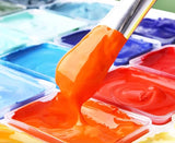 AOOK MIYA Gouache Paint Set, 50 Colors 36*30ml+14*60ml. The Unique Jelly Cup Design Can Be Carried With You. Students And Children, Non-Toxic Artist, Gouache Watercolor Painting (1920ml).Contains A Palette Knife And A Set Of Brushes (Three Brushes) (50+10