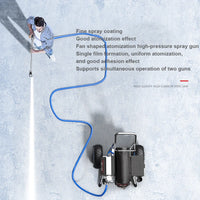 AOOKMIYA 5500W 8L/min plunger type electric airless paint sprayer machine,airless spraying machine,putty/coating/latex painting wall tool