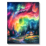 5D Diamond Art Painting Aurora Landscape Mosaic Embroidery Cross Stitch Kit Full Round Rhinestone Diy Wall Home Decor Gift