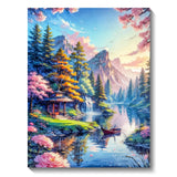 5D Diamond Art Painting Aurora Landscape Mosaic Embroidery Cross Stitch Kit Full Round Rhinestone Diy Wall Home Decor Gift
