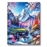 5D Diamond Art Painting Aurora Landscape Mosaic Embroidery Cross Stitch Kit Full Round Rhinestone Diy Wall Home Decor Gift