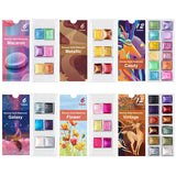 6/ 12 Cores Sólida Aquarela Pintura Perolado Metal Shimmer Flash Retro Macaron Doces Cores Set Para A Arte Pintura Nail Design