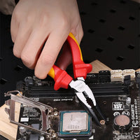 6'' VDE Needle Nose Pliers Multifunction High Voltage Resistance 1000V Insulated Wire Cutter Cable Cutting Strippers Hand Tools