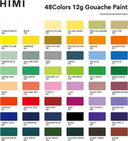 AOOK Gouache Paint Set, 56 Colors x 30ml Unique Jelly Cup Design in a –  AOOKMIYA