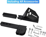 GADFISH Trailer Hitch Spare Tire Carrier,Adjustable Hitch Spare Tire Mount for Truck with 2 Inch Receiver,Fits 4 & 5 & 6 Lugs Trailer Wheels (GADSP1)