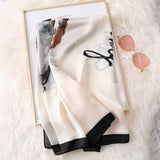 وشاح حريمي حريري الملمس وعصري وطويل وخفيف الوزن من واي إم إكس إتش إتش بي، شال للوقاية من الشمس