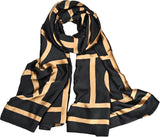 وشاح مصنوع للنساء، وشاح وشال انيق ناعم وخفيف الوزن بلون واحد من فينيزو لجميع المواسم