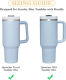 MEETI Snack Bowl for Stanley Cup, Reusable Snack Ring Compatible with Stanley Quencher H2.0 30OZ / 40OZ Tumbler with Handle, Stanley Cup Accessories, Snack Bowl (Cream, 40OZ)