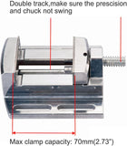 2.5" Aluminum Vise Flat Pliers Mini woodworking Bench Clamp repair tools Drill press vise for Drill press stand