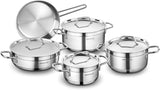 Korkmaz Alfa 9 Piece Cookware Set by Korkmaz