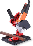 Angle Grinder Stand Grinder Holder Cutter Support Aluminum Bracket Iron base100-115-125 Angle Grinder Cutting (4in-4.5in-5in)