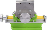 3 Cross Sliding Drill Press Vise Flat Tongs 2 Way X Y Bench Clamp for Woodworking Metalworking