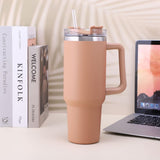 Sagreeny 40 oz Insulated Tumbler with Lid and Straw with Handle,Stainless Steel Double Vacuum Thermal Cup with Handles, Maintains Cold, Heat, and Ice for Hours