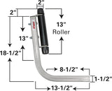 Extreme Max 3005.3822 Heavy-Duty Roller Guide-On System