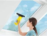Karcher WV1 Plus 3.7 V Window Vacuum Cleaner with Spray Bottle, Yellow