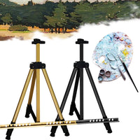 AOOKMIYA 63 inch Artist Easel Height Adjustable Aluminum Alloy Display Easel Sketch Painting Drawing Stand with Carrying Bag