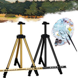 AOOKMIYA 63 inch Artist Easel Height Adjustable Aluminum Alloy Display Easel Sketch Painting Drawing Stand with Carrying Bag
