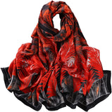 وشاح عصري حريري 100% من ماينيي، وشاح بملمس حريري، وشاح طويل خفيف الوزن، اوشحة للنساء واقية من الشمس