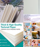 AOOK Watercolor Paper Pad 11.69X16.53''(140lb/300GSM) 20 Sheets Mix Paper Pad, Side Wire Bound, Fine Texture, In Gouache Acrylic Art Pad for Sketching, Ink Sketch book, Art Supplies Drawing Pad Gift (2Pack A3 ) (03Delia+05Victoria, A3 2SET)