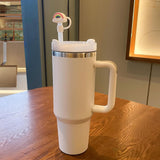 10pcs Straw Cover Cap for Stanley Cup 30&40 Oz, Tumbler Shape Straw Lids Silicone Straw Topper Straw Tips Cover Reusable Straw Plugs Soft Cute Straw Dispenser Tips for 8-10 mm Stanley Cups Straws