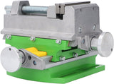 Cross Slide Drill Vice, Heavy Duty Construction Press X-Y Multi-Function Composite Vise for Milling Machines