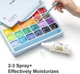 AOOK HIMI Gouache 2Sets 100ml (3.38-oz) Bottle Wetting Spray, Suitable for gouache pigments, Art Supplies for Professionals, Nice Gift Art hobbyist (2X100ml)