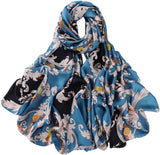 وشاح عصري حريري 100% من ماينيي، وشاح بملمس حريري، وشاح طويل خفيف الوزن، اوشحة للنساء واقية من الشمس