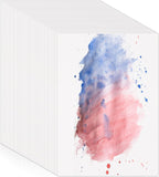 120 Sheets Watercolor Paper Bulk, 140 lb/300 GSM Cold Press Paper White Water Color Paper for Kids Child Students Adults Artists Drawing Valentine Gift Cards(5 x 7 Inch)