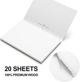 HIMI Watercolor Paper Pad, 5.5x8.5", 50 Sheet Mixed Paper Pad, Painting, Watercolor, Mixed Media and Ink Sketchbook for Adult Student Beginner, Art Supplies Paint Pad Gift (Purple)