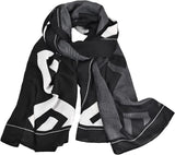 وشاح مصنوع للنساء، وشاح وشال انيق ناعم وخفيف الوزن بلون واحد من فينيزو لجميع المواسم