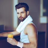 سيوسى 12 قطعة من اساور المعصم الرياضية، سوار رياضي مرن من القطن، جيد لكرة السلة والجري والرياضة وصالة الالعاب الرياضية والتنس (متعدد الالوان) 8 × 8 سم