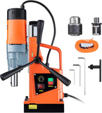 VEVOR Magnetic Drill, 1400W 2" Boring Diameter, 2922lbf/13000N Portable Electric Mag Drill Press with Variable Speed, 810 RPM Drilling Machine for Any Surface Home Improvement Industry Railway