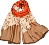 وشاح مصنوع للنساء، وشاح وشال انيق ناعم وخفيف الوزن بلون واحد من فينيزو لجميع المواسم