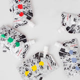 HIMI Gouache Refill Paints, 100 ml Pouch（6 US fl oz）, Single Color Paint for Artists & Hobby Painters, Unique Design In Bags Rich Pigment, Non Fading Art Supplies for Canvas and Paper Painting(White)