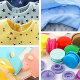 460 Sets T5 Plastic Snaps with Snap Pliers, 24-Colors 12mm Snap Buttons for Sewing, Snap Fasteners kit for Sewing, Clothing, Crafting