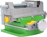 Cross Slide Drill Vice, Heavy Duty Construction Press X-Y Multi-Function Composite Vise for Milling Machines