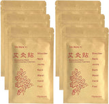 60pcs Muxibustion Patch Self-Heating Moxa Sticker Chinese Mugwort Leaf Foot Pads Pain Relieve for Neck, Back, Knee, Waist, 7x10cm